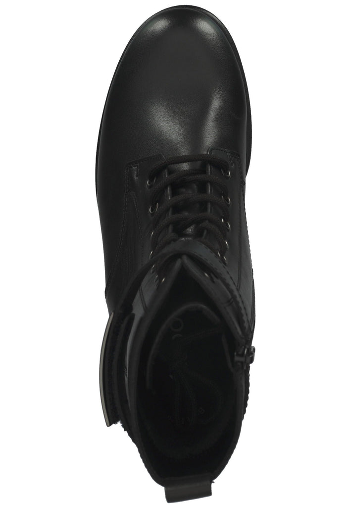 Stiefeletten Gabor Stiefelette Glattleder Schwarz