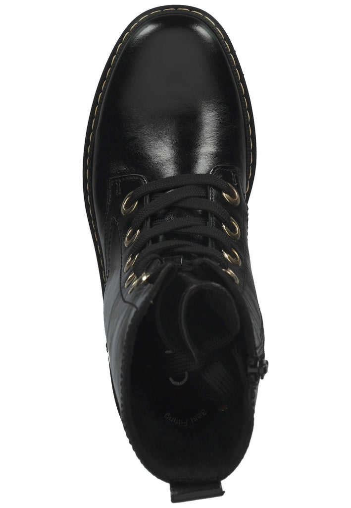 Stiefeletten Gabor Stiefelette Glattleder Schwarz