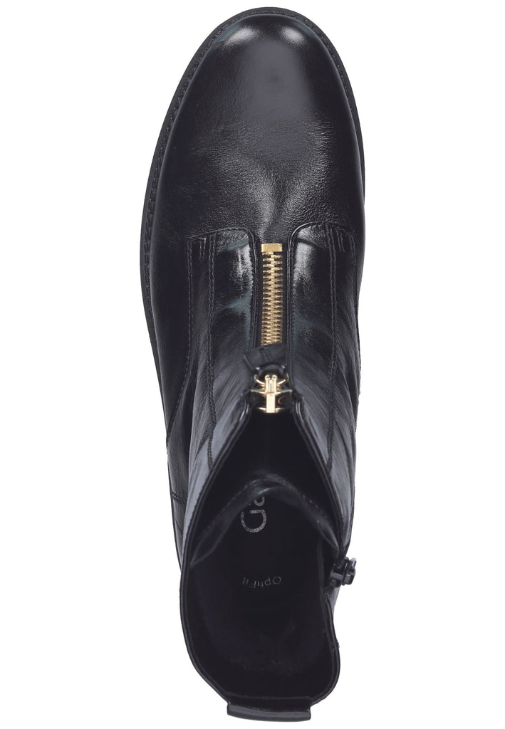 Stiefeletten Gabor Stiefelette Glattleder Schwarz