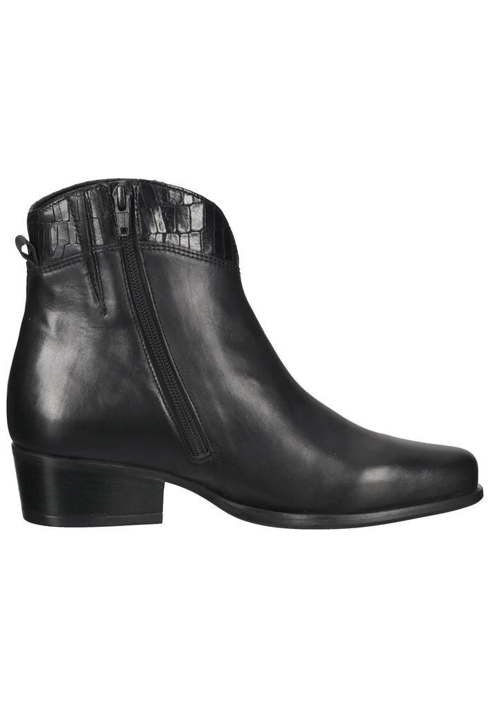 Stiefeletten Gabor Stiefelette Glattleder Schwarz