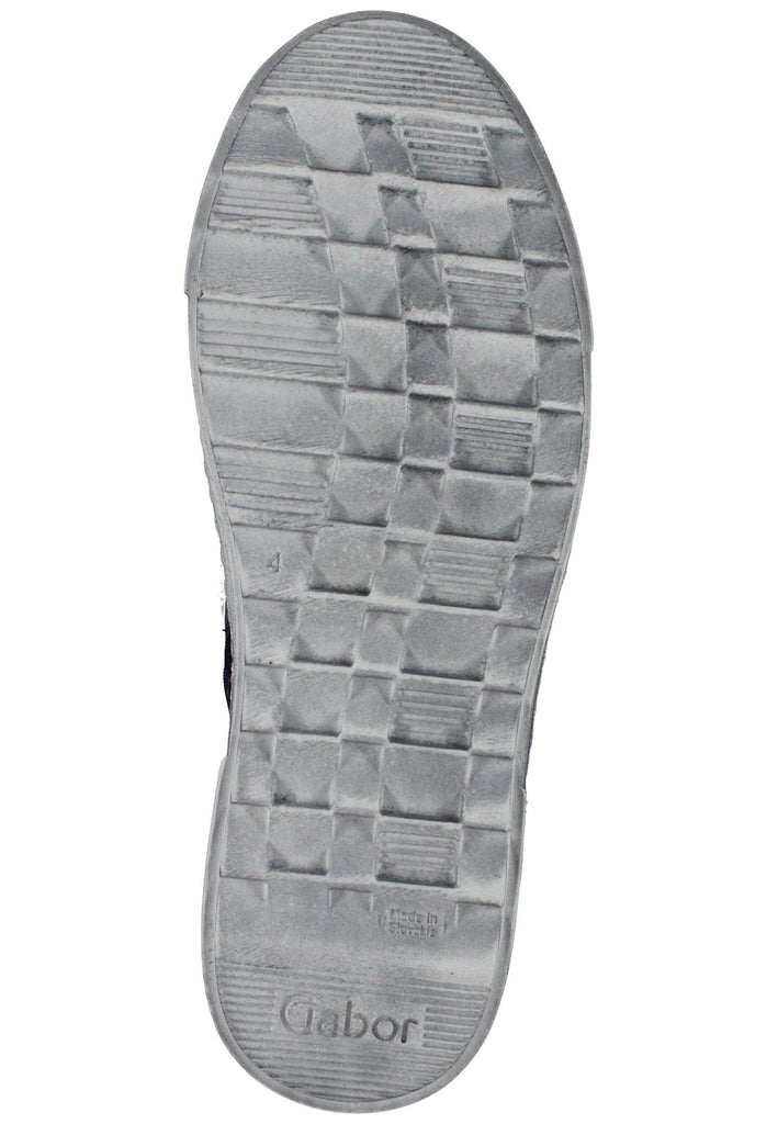 Stiefeletten Gabor Stiefelette Glattleder Schwarz/Grau