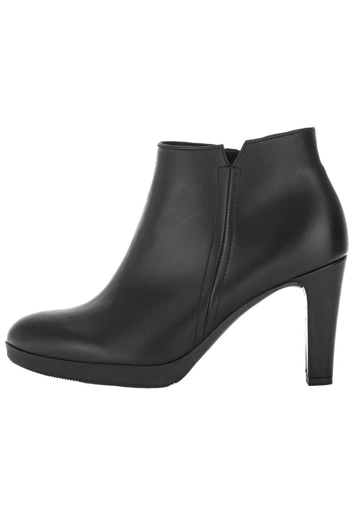 Stiefeletten Gabor Stiefelette Glattleder Schwarz Warmfutter