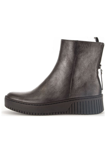 Stiefeletten Gabor Stiefelette Leder Antracite