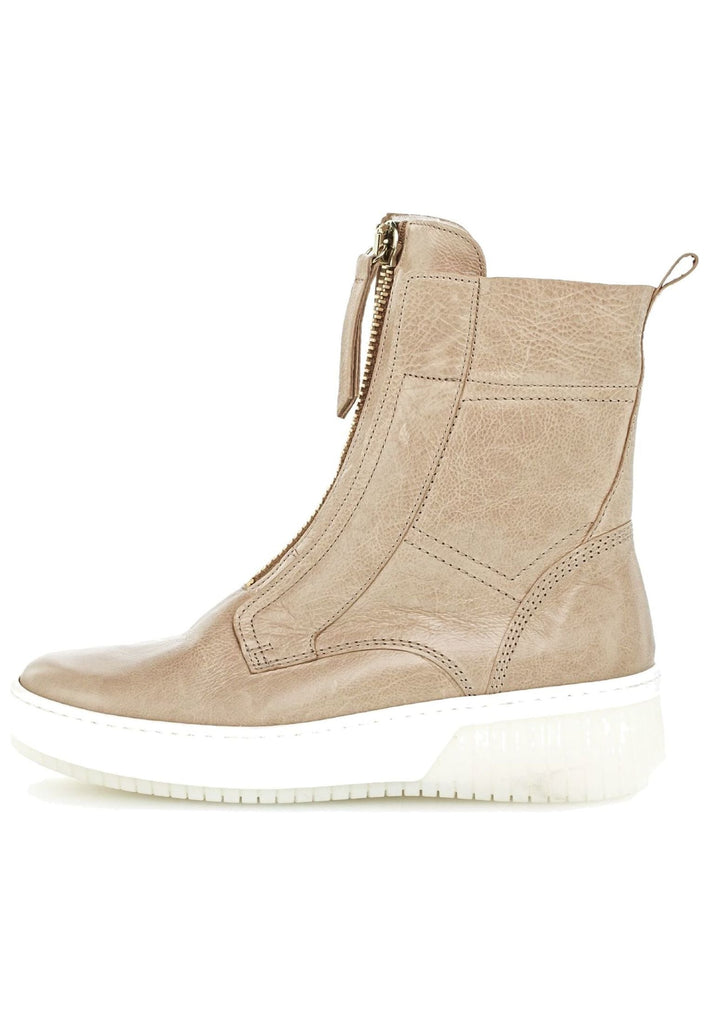 Stiefeletten Gabor Stiefelette Leder Beige