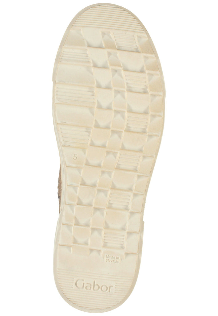 Stiefeletten Gabor Stiefelette Leder Desert Warmfutter