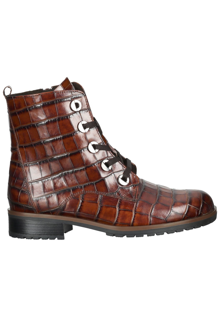 Stiefeletten Gabor Stiefelette Leder Dunkelbraun