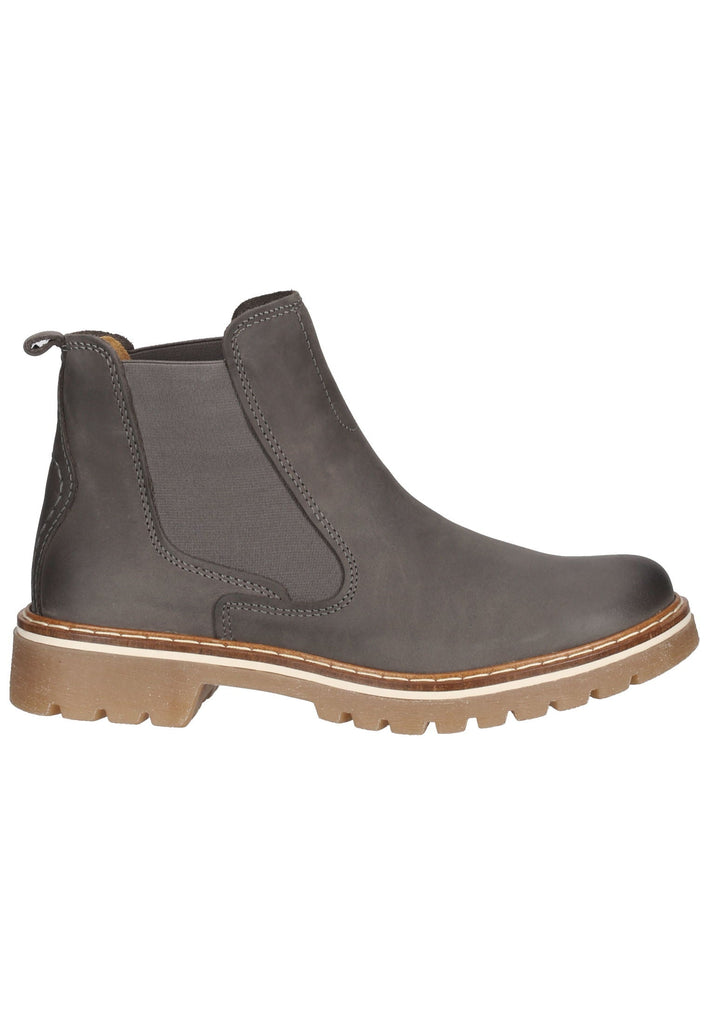 Stiefeletten Gabor Stiefelette Leder Dunkelgrau