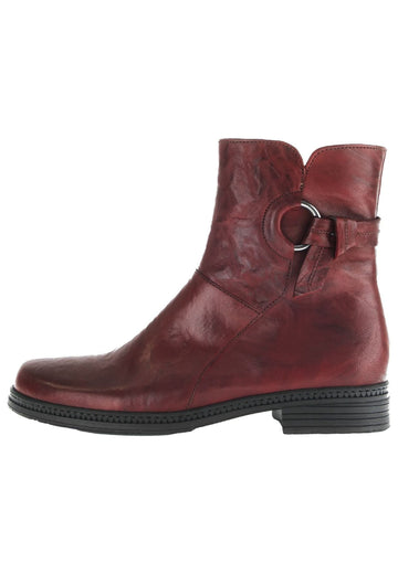 Stiefeletten Gabor Stiefelette Leder Dunkelrot Warmfutter