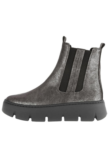 Stiefeletten Gabor Stiefelette Leder Grau/Silber