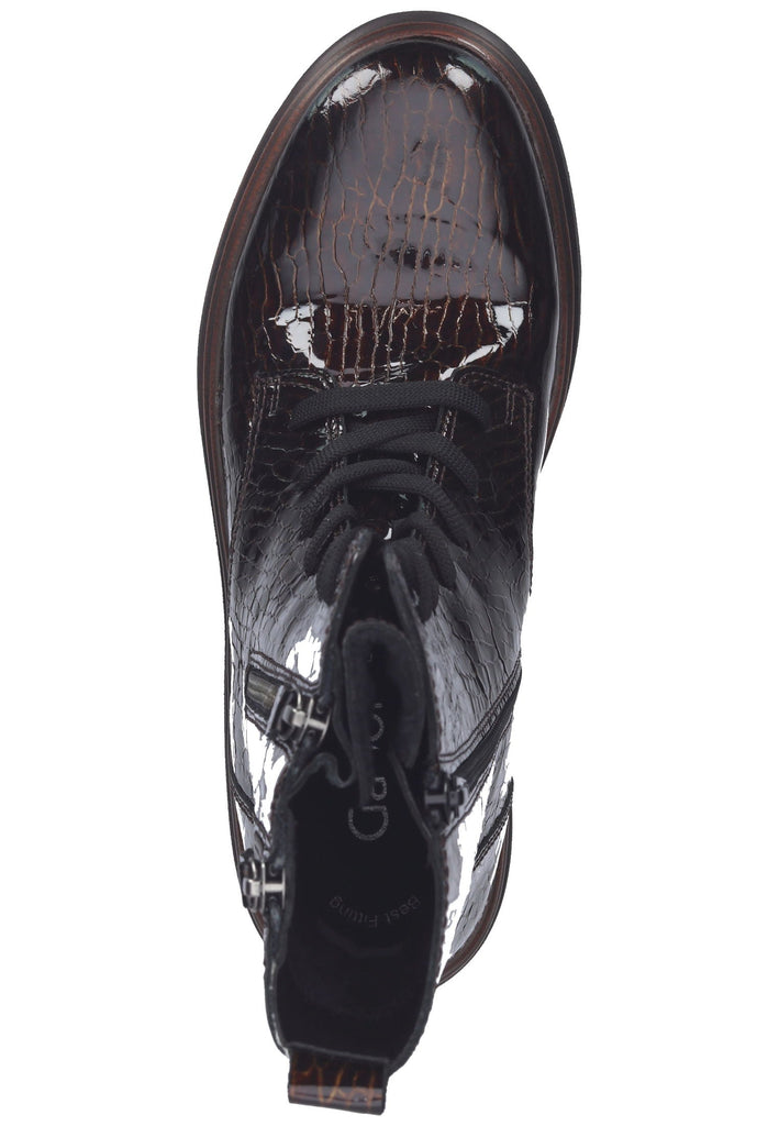 Stiefeletten Gabor Stiefelette Leder Kastanie