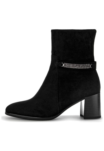 Stiefeletten Gabor Stiefelette Leder Schwarz
