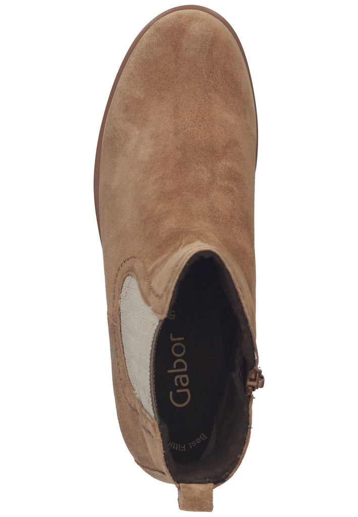 Stiefeletten Gabor Stiefelette Leder Schwarz