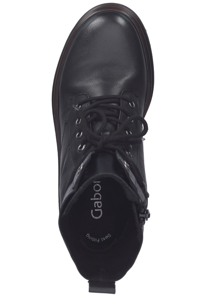Stiefeletten Gabor Stiefelette Leder Schwarz