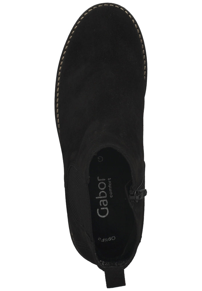 Stiefeletten Gabor Stiefelette Leder Schwarz