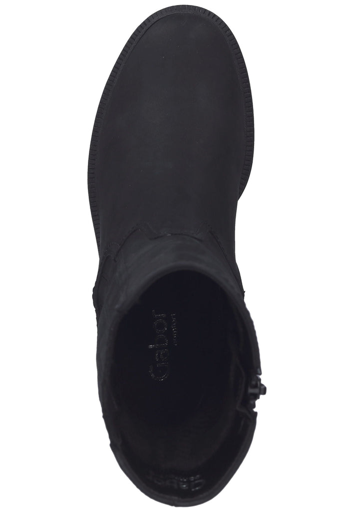 Stiefeletten Gabor Stiefelette Leder Schwarz