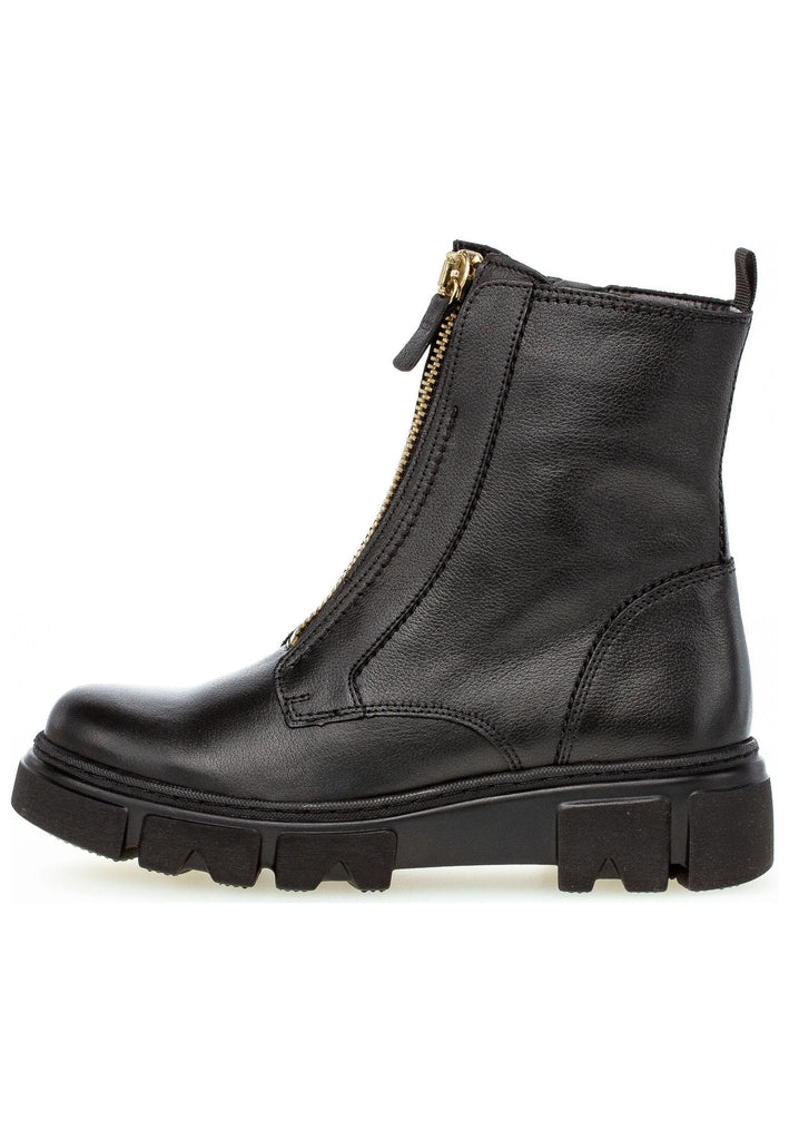 Stiefeletten Gabor Stiefelette Leder Schwarz/Gold