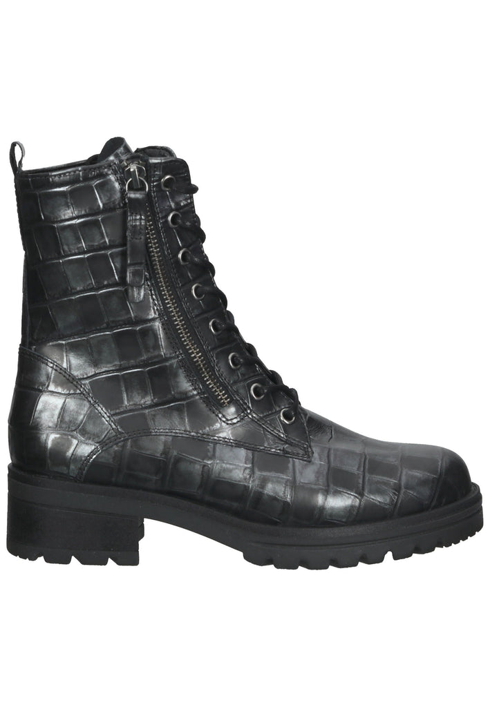 Stiefeletten Gabor Stiefelette Leder Schwarz/Grau