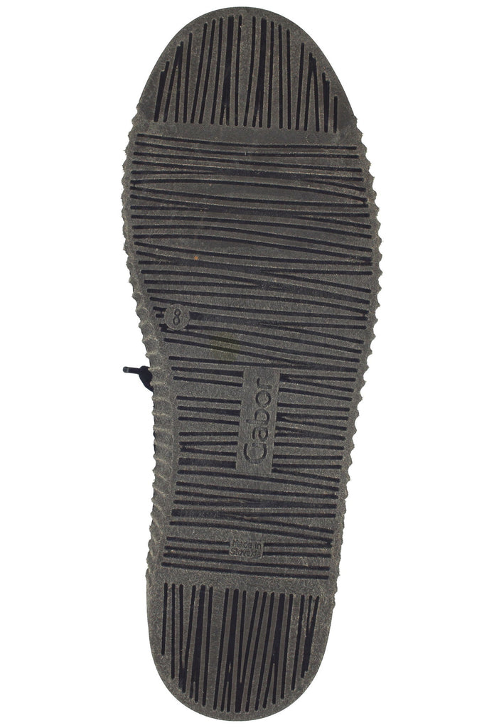 Stiefeletten Gabor Stiefelette Leder Schwarz/Grau