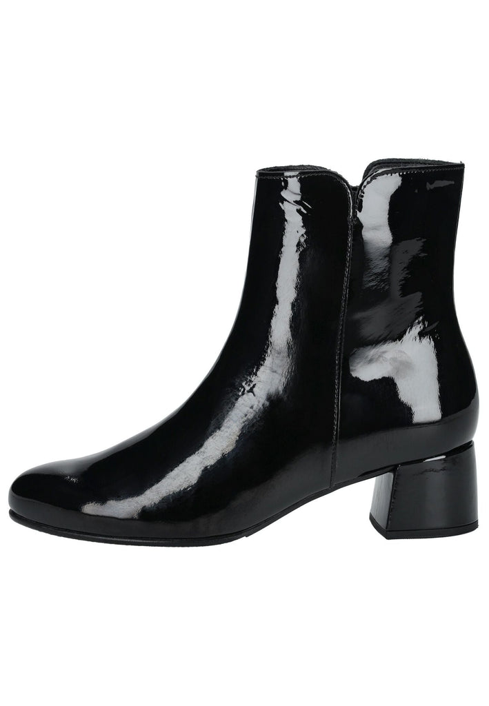 Stiefeletten Gabor Stiefelette Leder Schwarz Lack