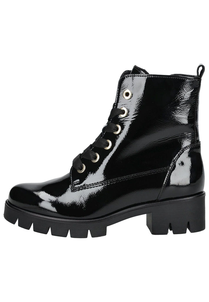 Stiefeletten Gabor Stiefelette Leder Schwarz Lack