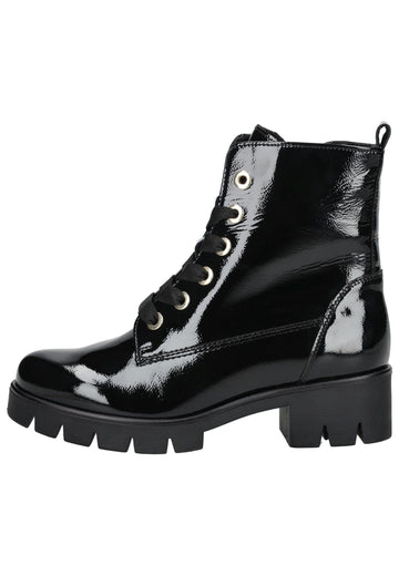 Stiefeletten Gabor Stiefelette Leder Schwarz Lack