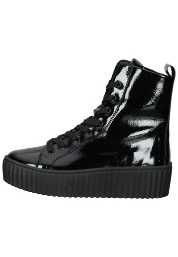 Stiefeletten Gabor Stiefelette Leder Schwarz Lack