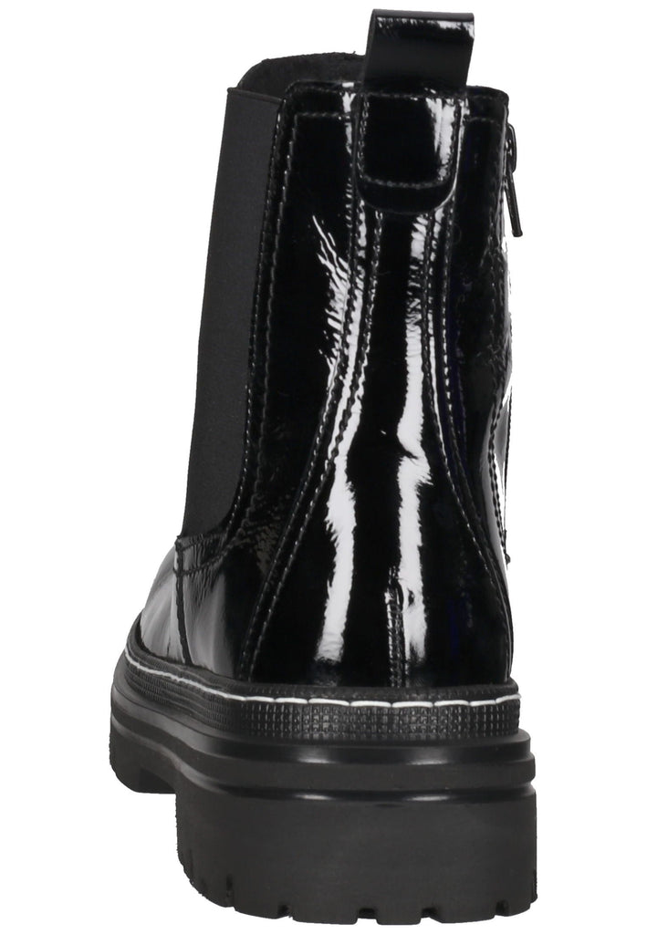 Stiefeletten Gabor Stiefelette Leder Schwarz Lack