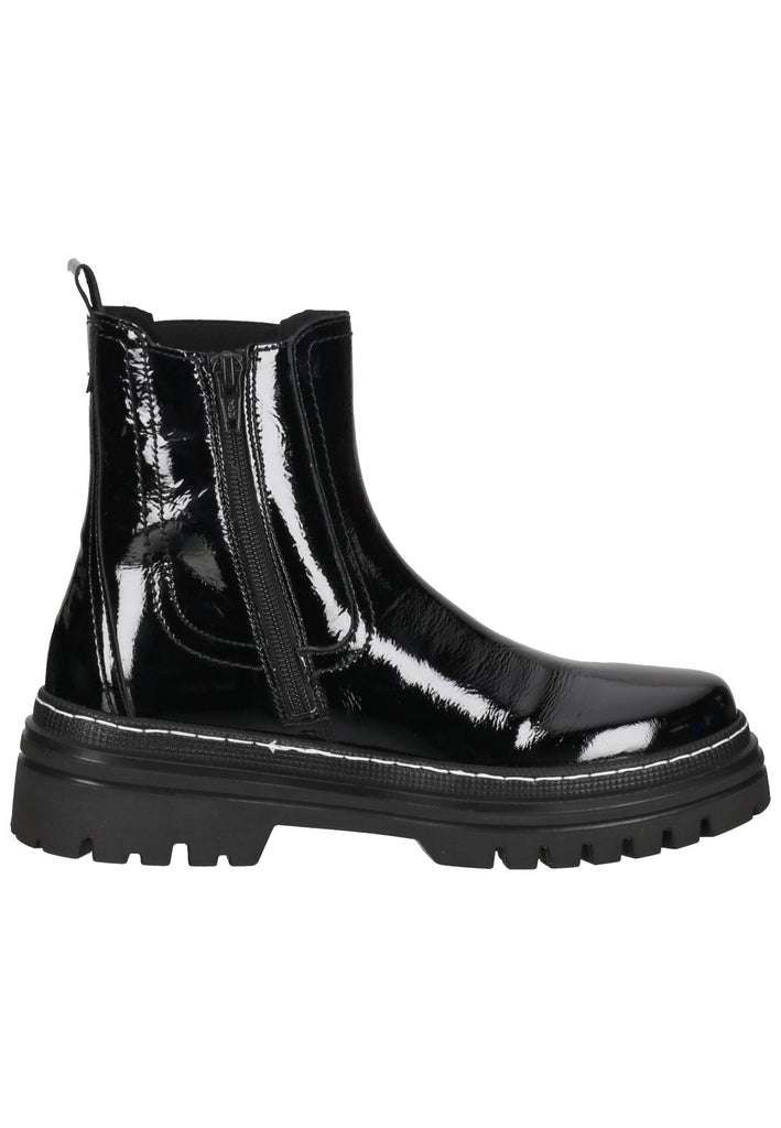 Stiefeletten Gabor Stiefelette Leder Schwarz Lack