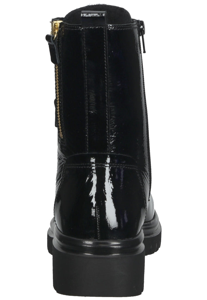 Stiefeletten Gabor Stiefelette Leder Schwarz Lack
