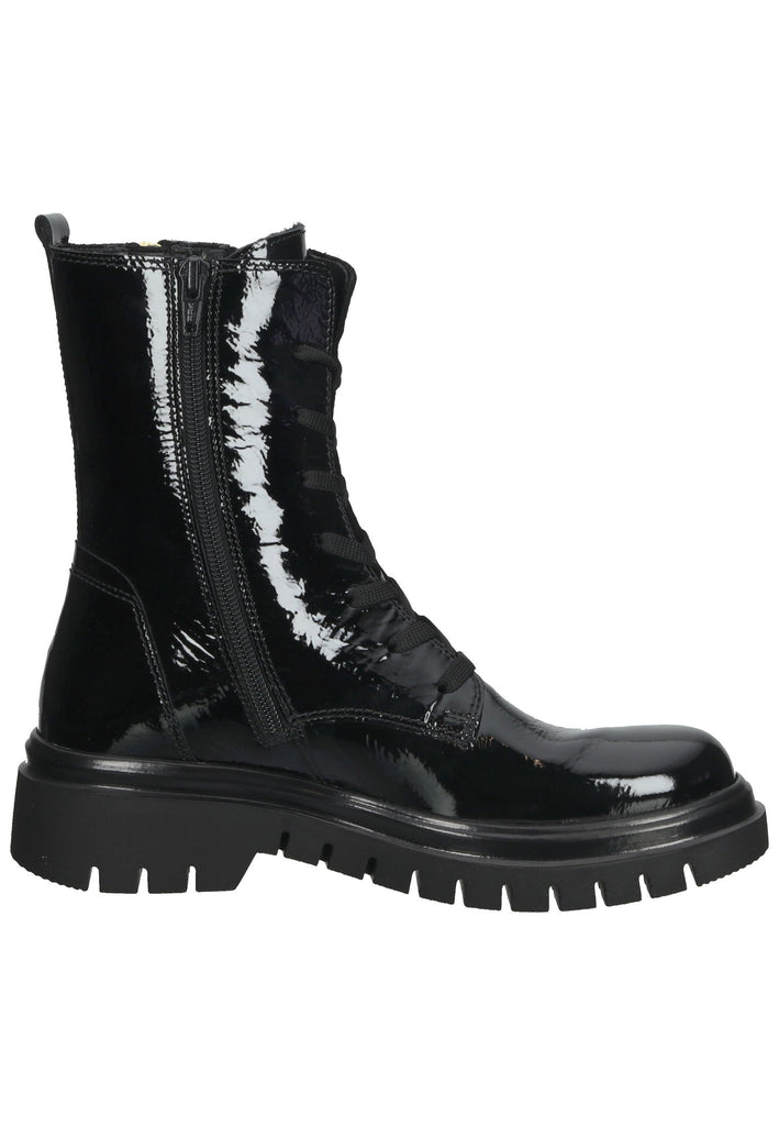 Stiefeletten Gabor Stiefelette Leder Schwarz Lack