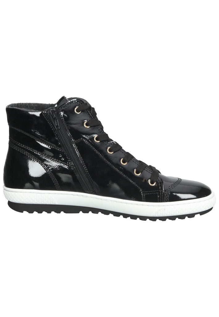 Stiefeletten Gabor Stiefelette Leder Schwarz Lack