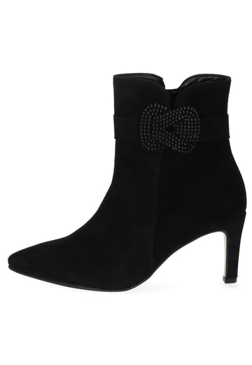 Stiefeletten Gabor Stiefelette Leder Schwarz Warmfutter