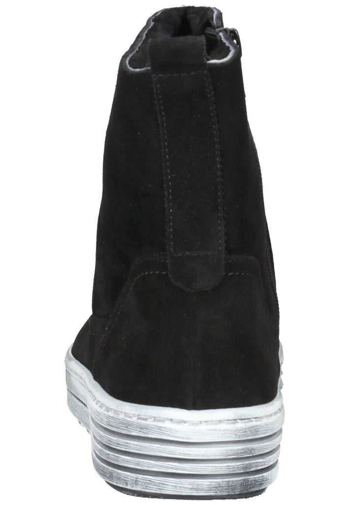 Stiefeletten Gabor Stiefelette Leder Schwarz Warmfutter