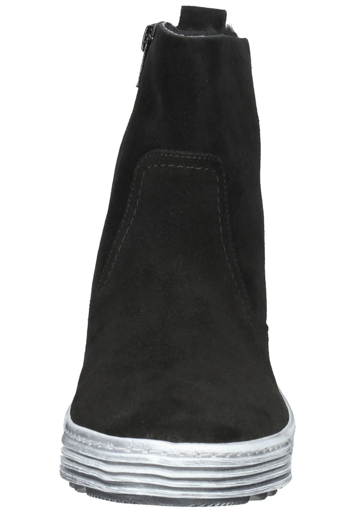 Stiefeletten Gabor Stiefelette Leder Schwarz Warmfutter