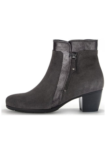 Stiefeletten Gabor Stiefelette Leder/Textil Anthrazit
