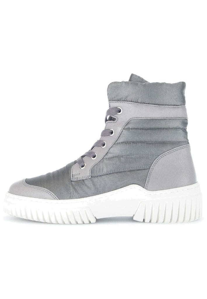 Stiefeletten Gabor Stiefelette Leder/Textil Grau