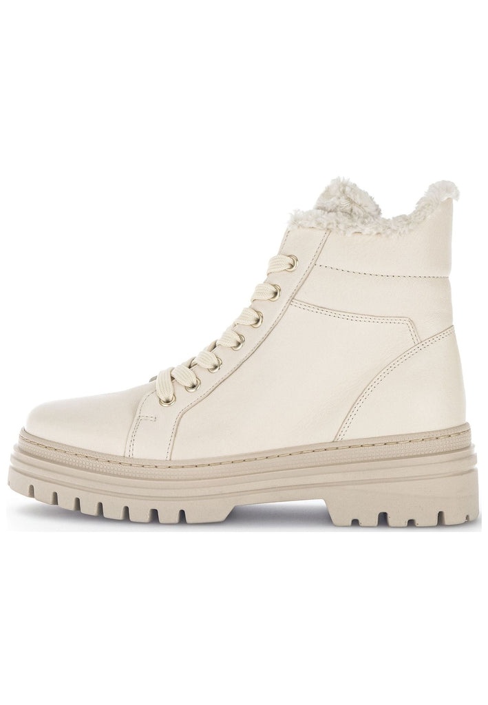 Stiefeletten Gabor Stiefelette Leder/Textil Hellbeige