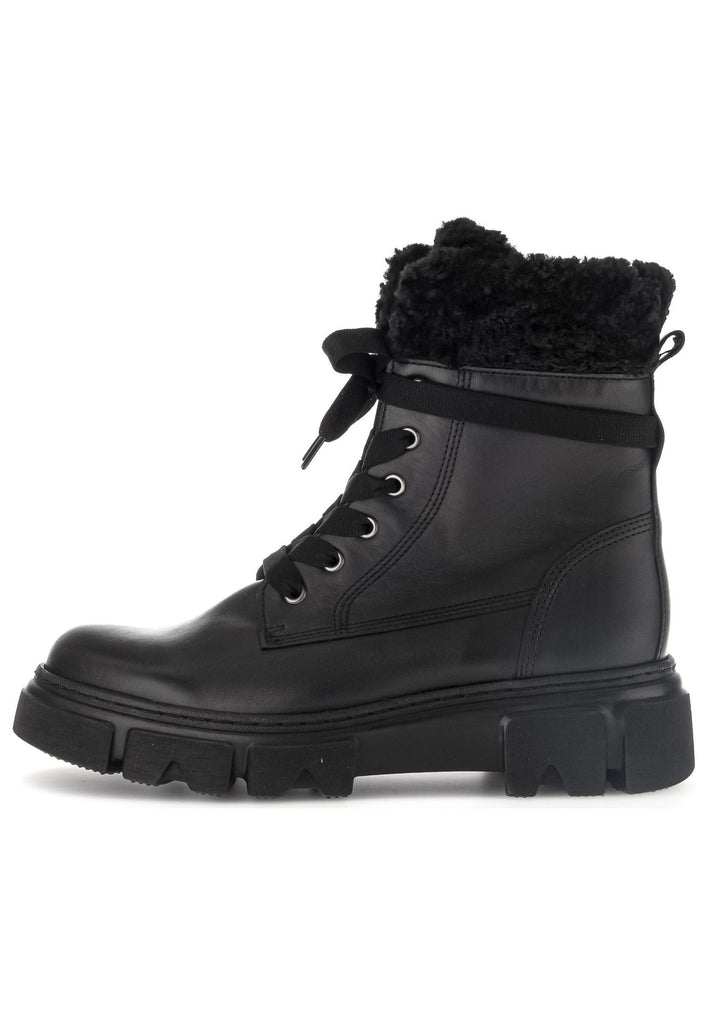Stiefeletten Gabor Stiefelette Leder/Textil Schwarz