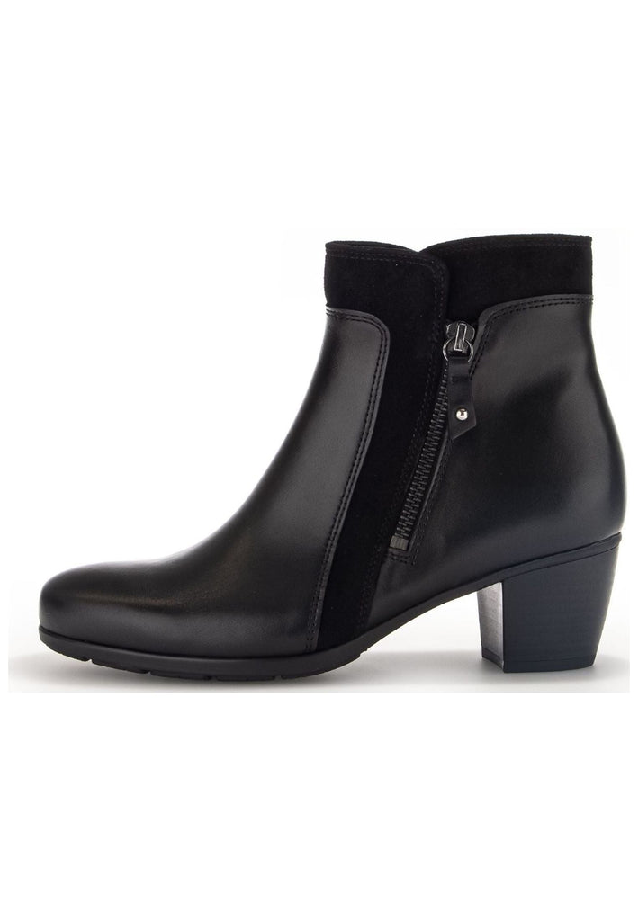 Stiefeletten Gabor Stiefelette Leder/Textil Schwarz