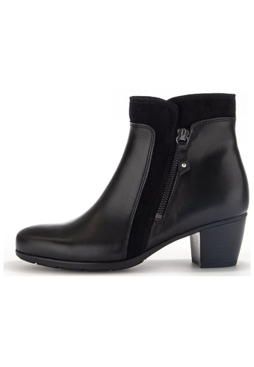 Stiefeletten Gabor Stiefelette Leder/Textil Schwarz