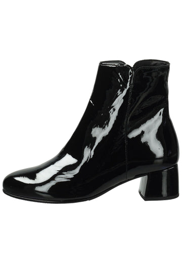 Stiefeletten Gabor Stiefelette Leder/Textil Schwarz Lack Warmfutter