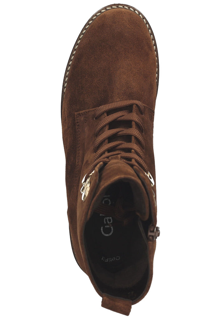 Stiefeletten Gabor Stiefelette Leder Whisky