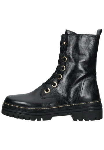 Stiefeletten Gabor Stiefelette Nappaleder Schwarz/Gold