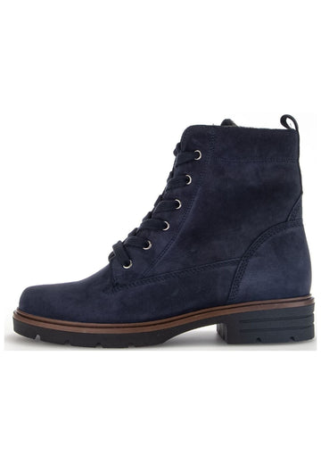 Stiefeletten Gabor Stiefelette Nubukleder Blau
