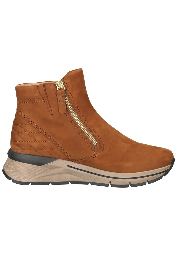 Stiefeletten Gabor Stiefelette Nubukleder Brandy