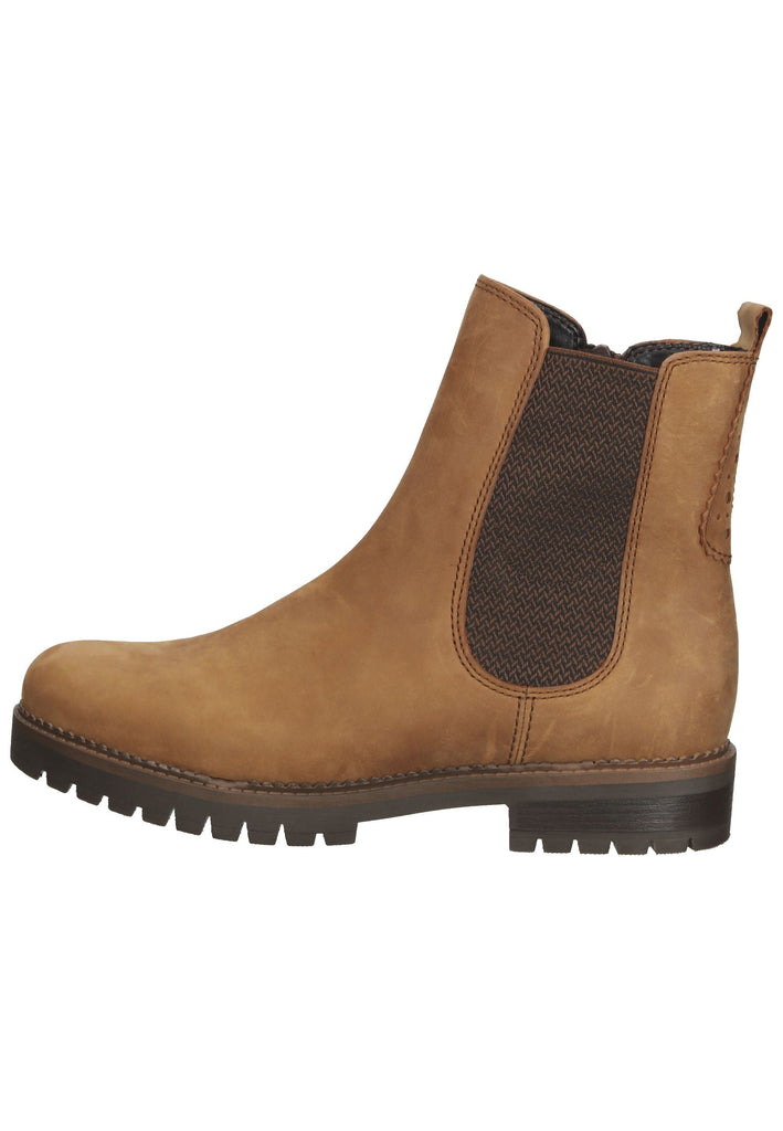 Stiefeletten Gabor Stiefelette Nubukleder Cognac