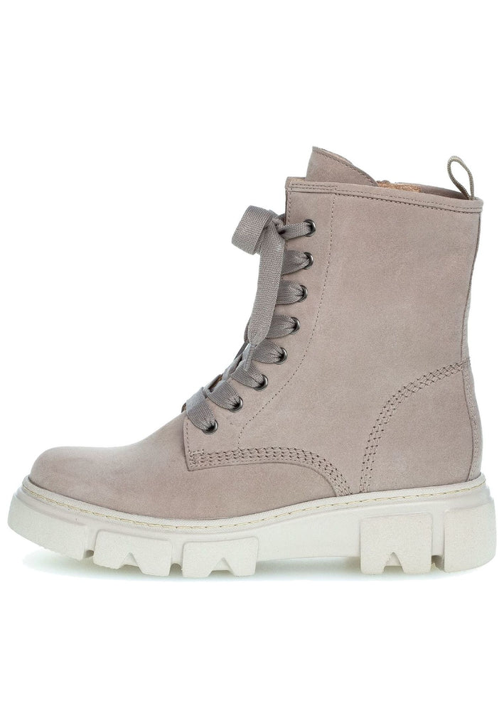 Stiefeletten Gabor Stiefelette Nubukleder Leinen