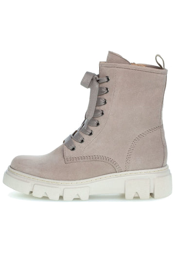 Stiefeletten Gabor Stiefelette Nubukleder Leinen