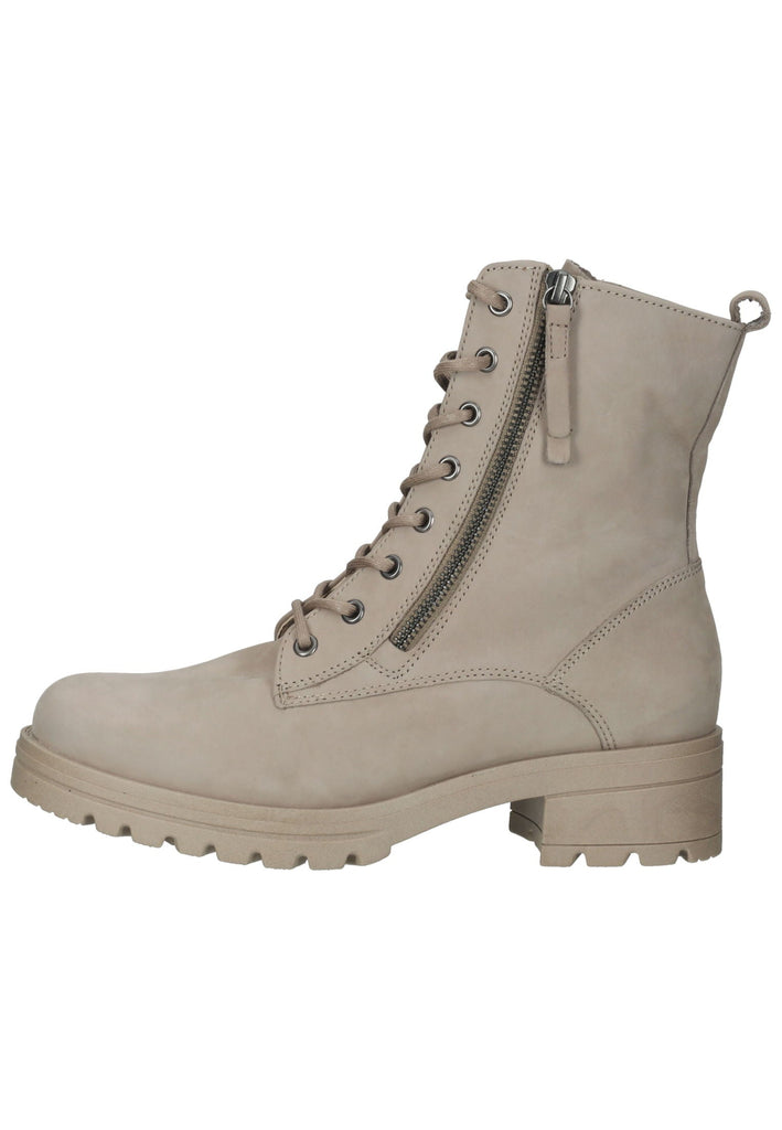 Stiefeletten Gabor Stiefelette Nubukleder Leinen Warmfutter