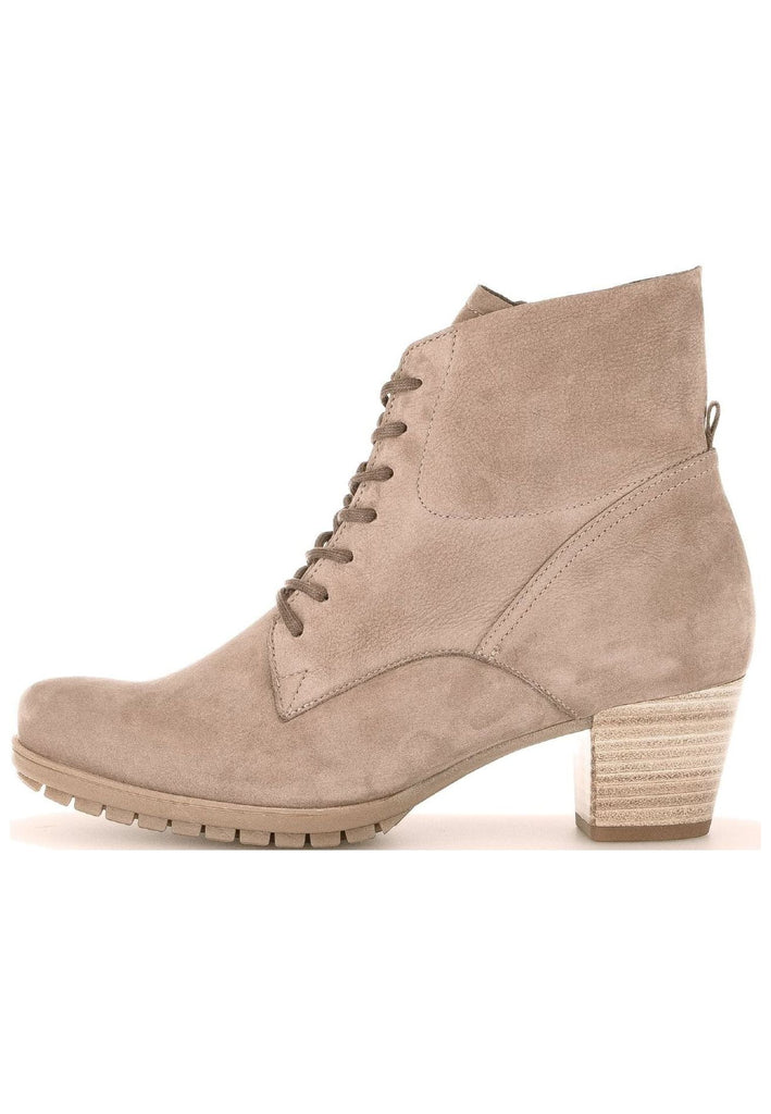 Stiefeletten Gabor Stiefelette Nubukleder Muskat